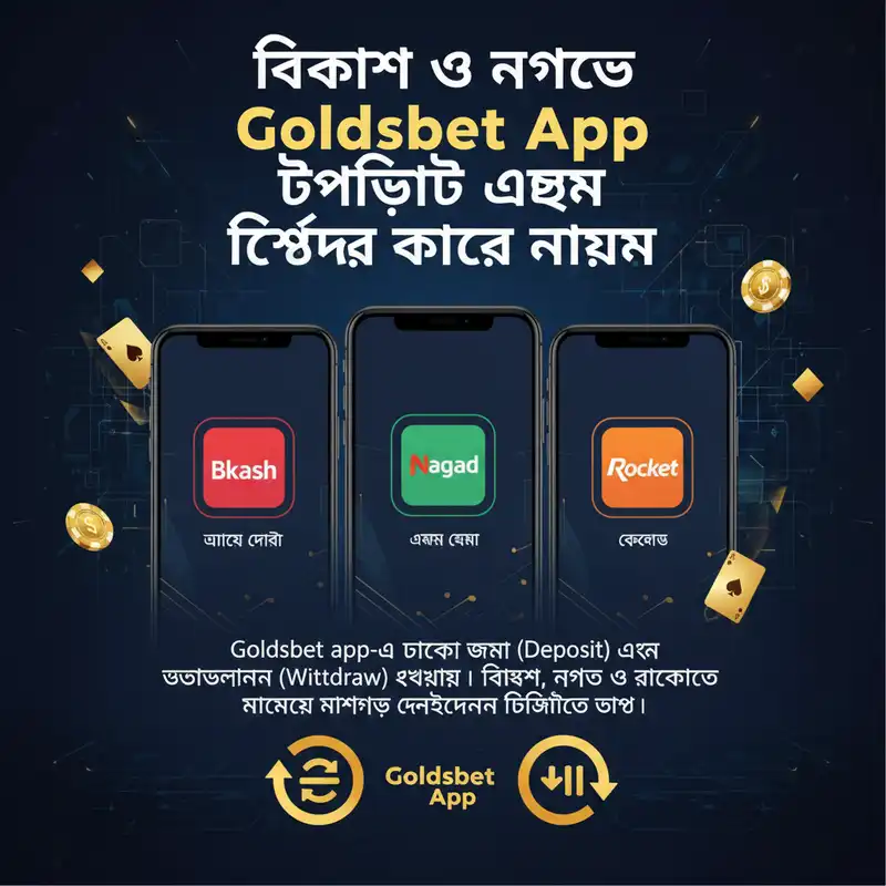 Goldsbet App Payment Methods bKash Nagad